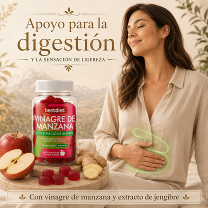 Gummies de Vinagre de Manzana con Extracto de Jengibre