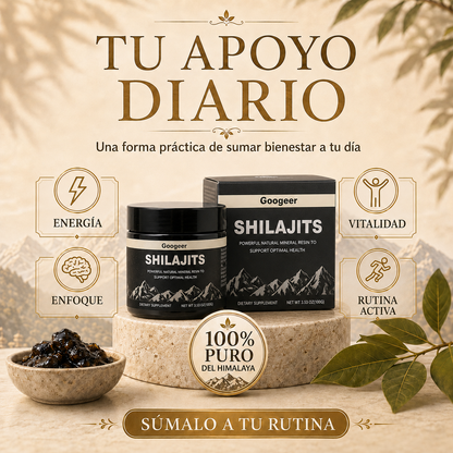 Resina orgánica pura del Himalaya SHILAJIT 100g