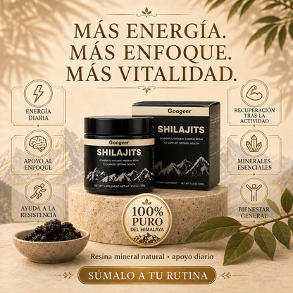 Resina orgánica pura del Himalaya SHILAJIT 100g