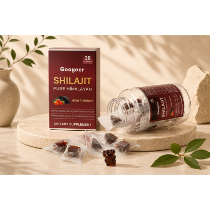 PACK ENERGIA NATURAL — Resina + Gummies de Shilajit + Gummies de Vinagre de Manzana