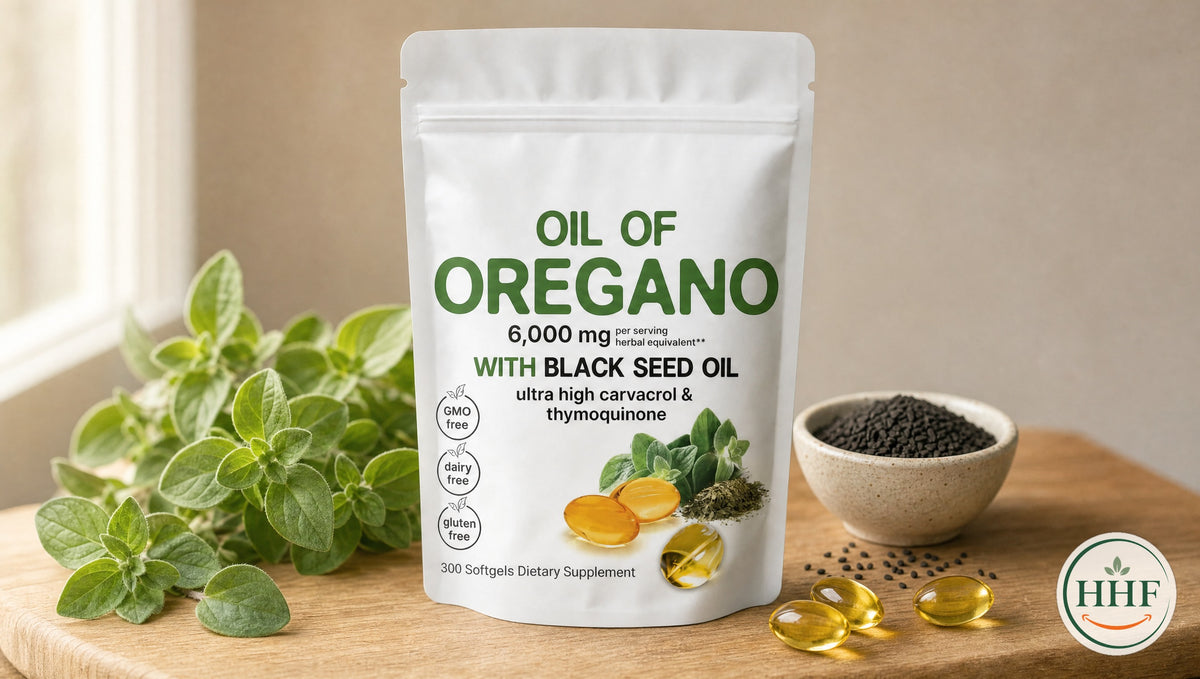Aceite de orégano con comino negro